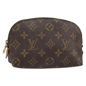 LOUIS VUITTON Monogram Pochette Cosmetic PM Pouch M43998 LV Auth 157384